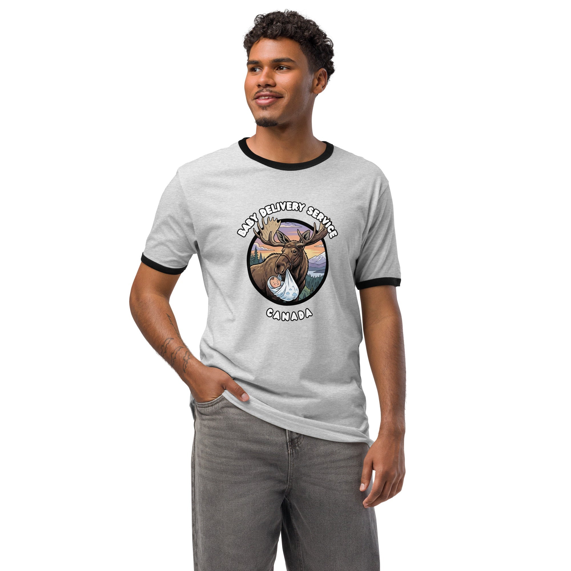 Baby Delivery Service - Canadian Edition Unisex Tee - Real TalkT-SHIRT