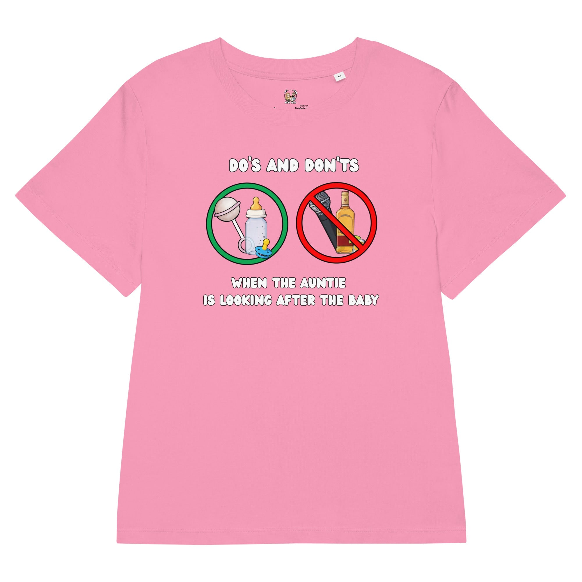 From Shots to Swaddles Organic Cotton Women's T-Shirt - Real TalkT-SHIRT
