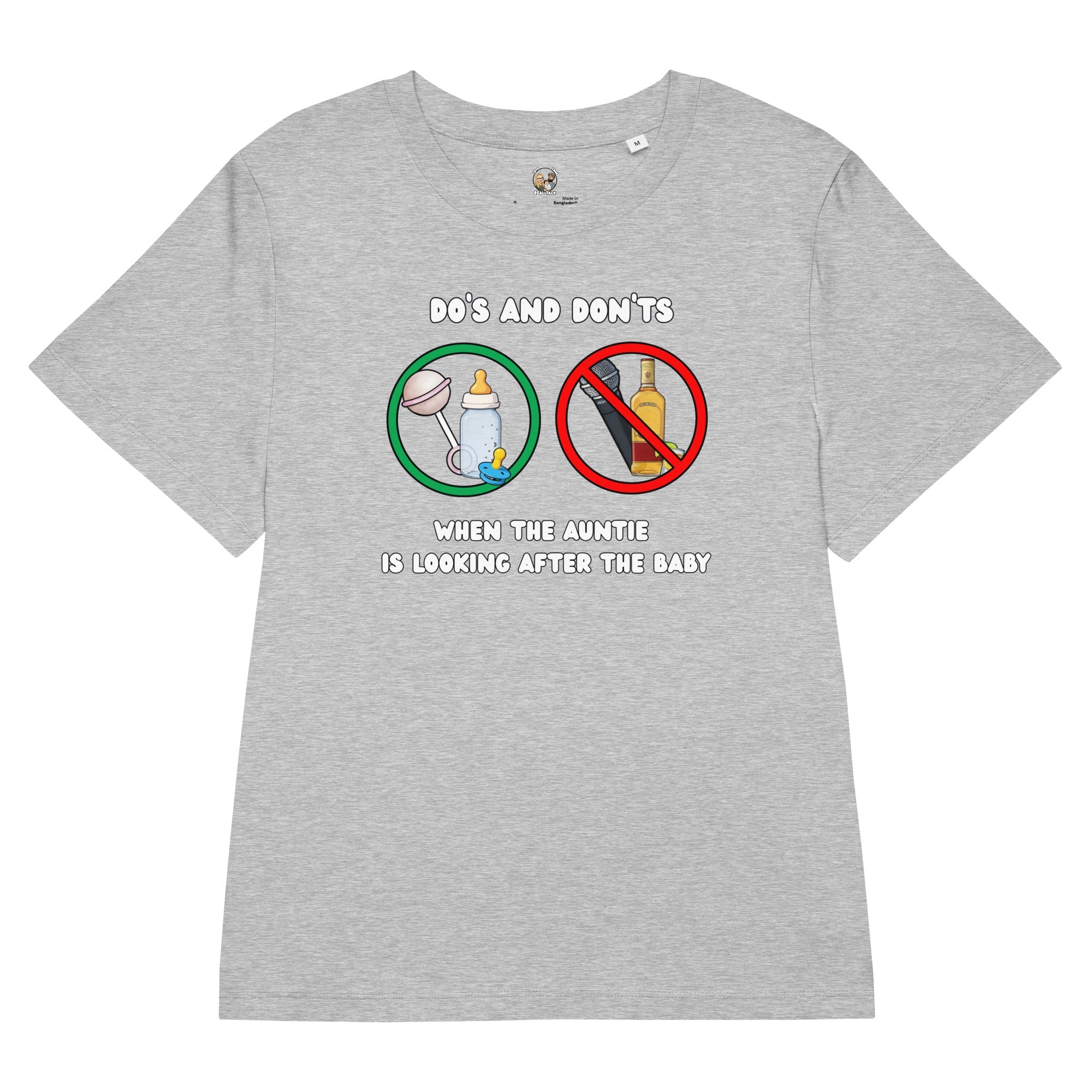 From Shots to Swaddles Organic Cotton Women's T-Shirt - Real TalkT-SHIRT