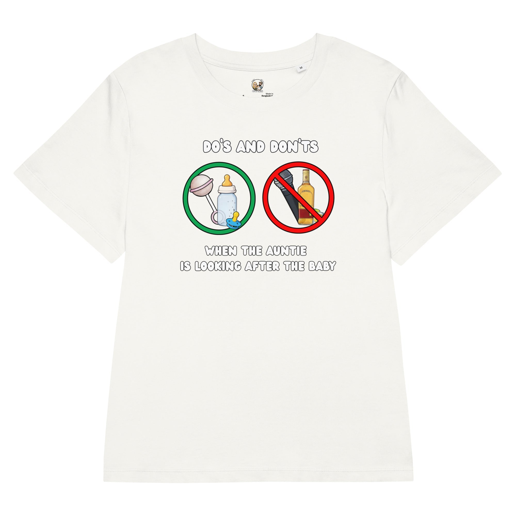 From Shots to Swaddles Organic Cotton Women's T-Shirt - Real TalkT-SHIRT