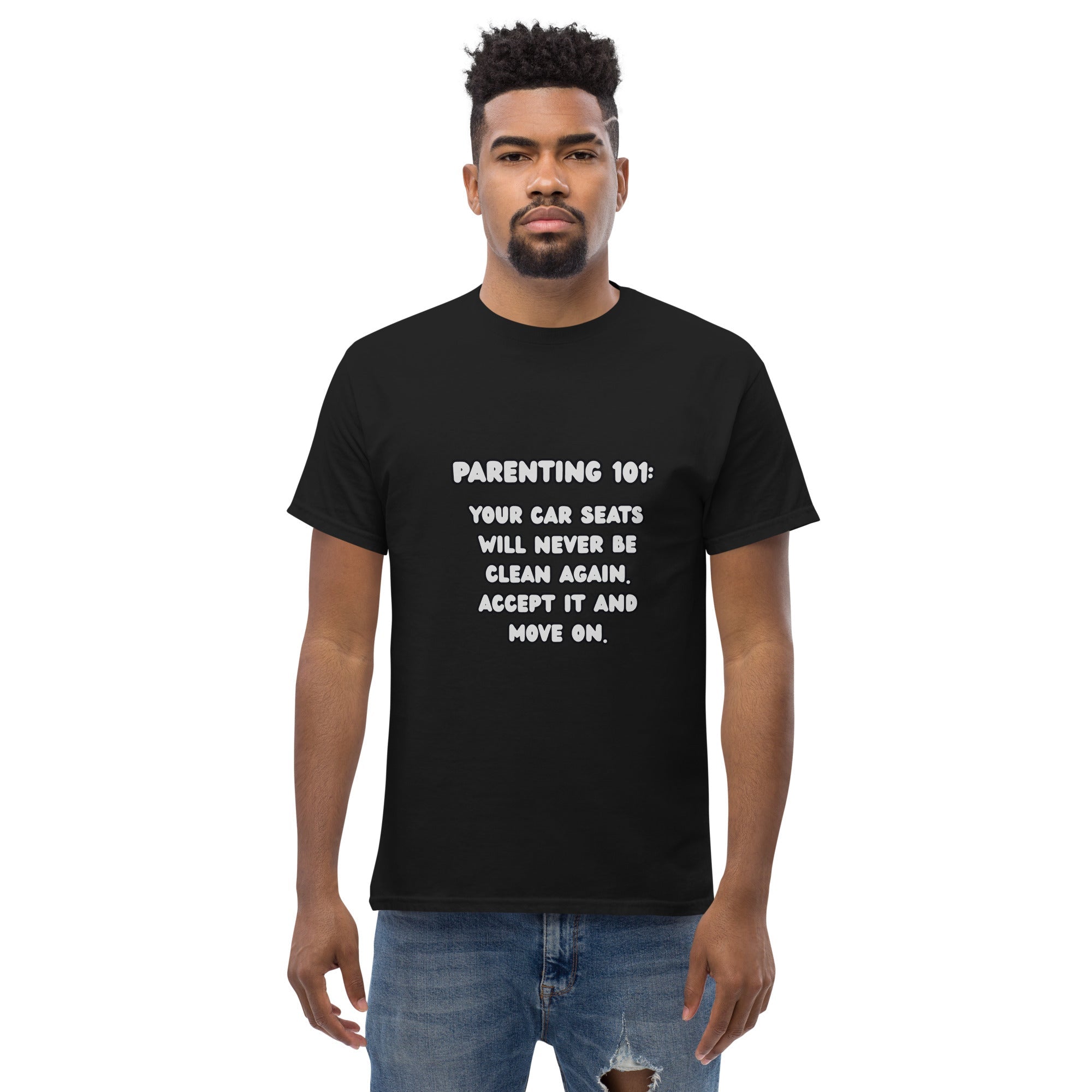 Parenting 101 Funny Cotton Unisex T-Shirt - Real TalkT-SHIRT