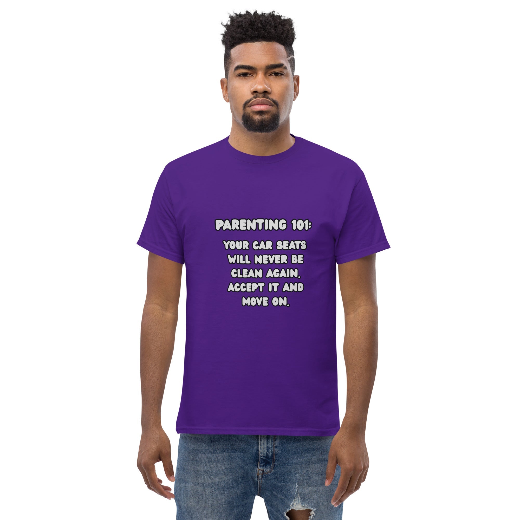 Parenting 101 Funny Cotton Unisex T-Shirt - Real TalkT-SHIRT