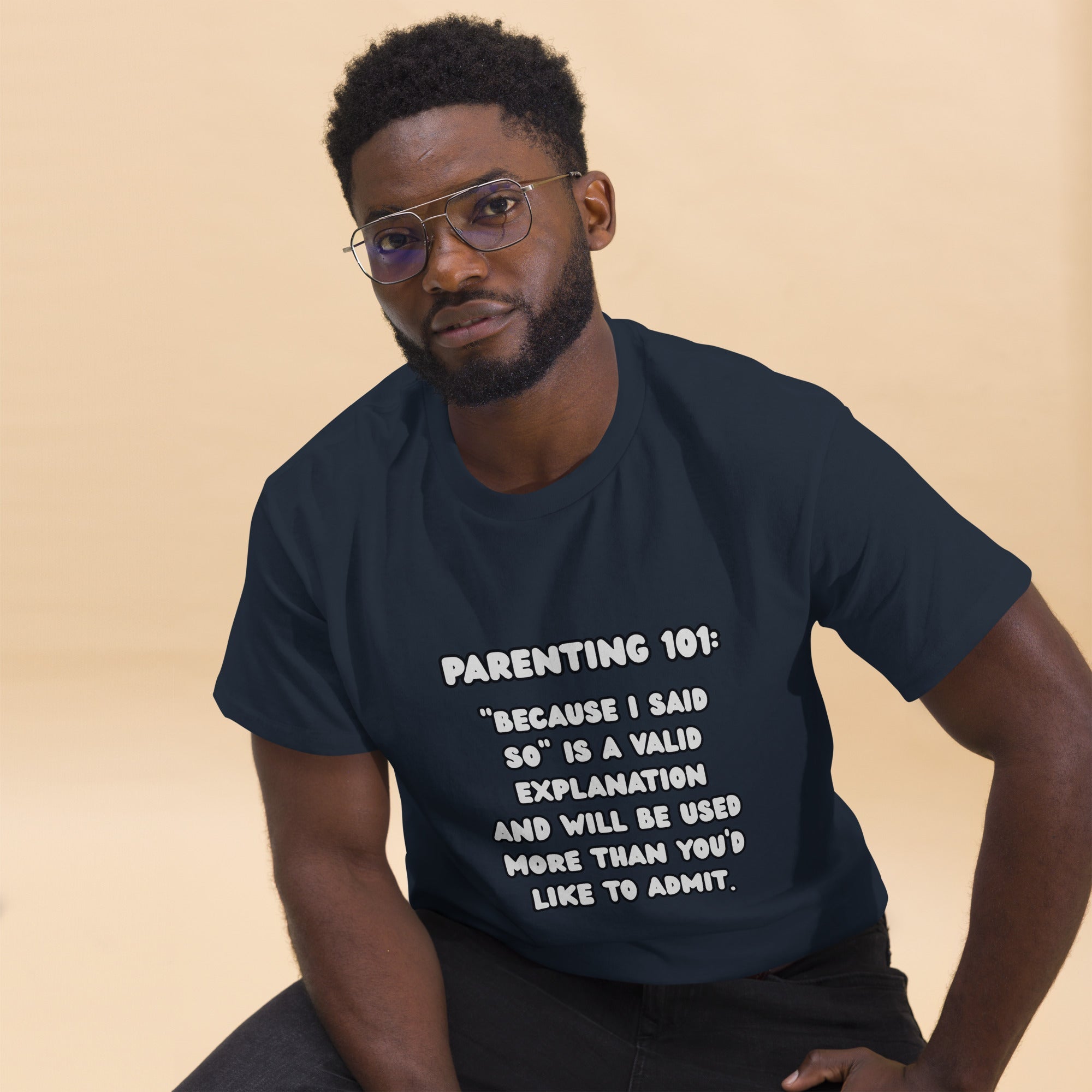 Parenting 101 Funny Unisex Cotton T-Shirt - Real TalkT-SHIRT