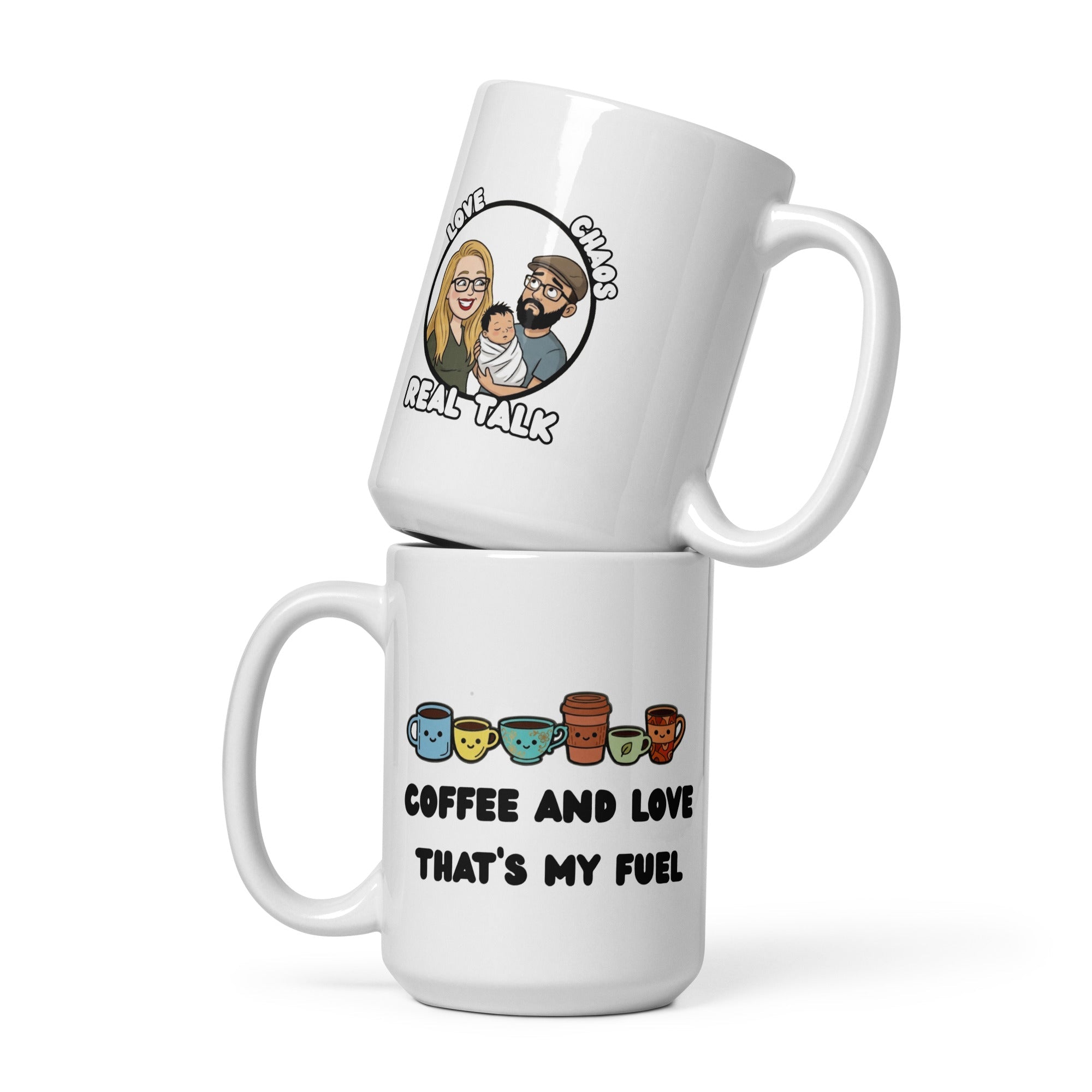 The Coffee and Love "Fuel Up" Ceramic Mug - Real TalkMugs